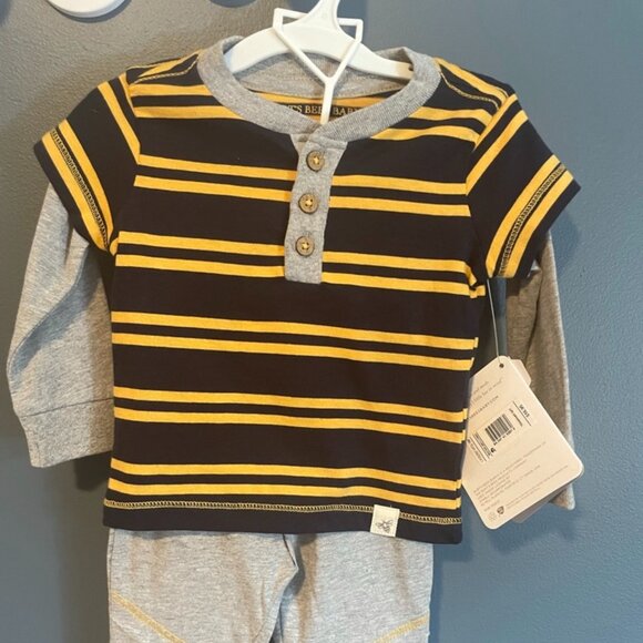 Burts Bees‎ Baby 2 Piece Outfit - Picture 1 of 5